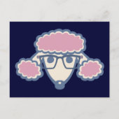Poodle Nerd Briefkaart (Voorkant)