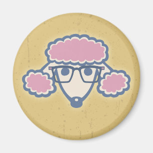 Poodle Nerd Magneet