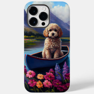 Poodle op een Peddel: Een Schitterend Avontuur Case-Mate iPhone 14 Pro Max Hoesje