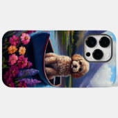 Poodle op een Peddel: Een Schitterend Avontuur Case-Mate iPhone Case (Achterkant (horizontaal))