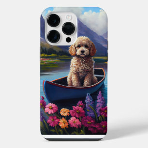 Poodle op een Peddel: Een Schitterend Avontuur iPhone 14 Pro Max Hoesje