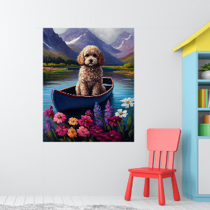Poodle op een Peddel: Een Schitterend Avontuur Poster