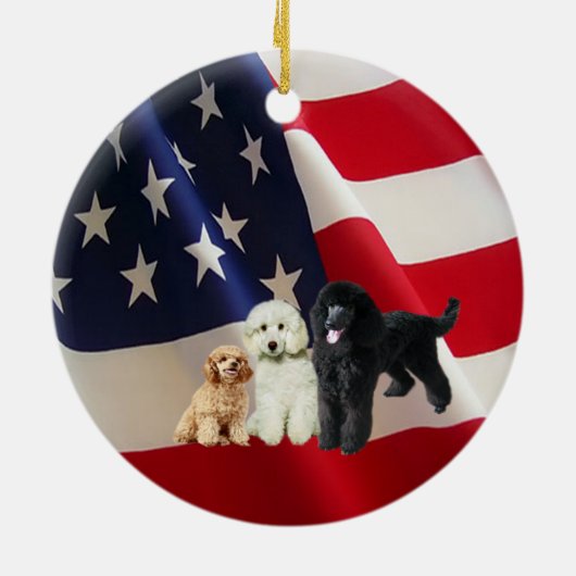Poodle Ornament (Achterkant)