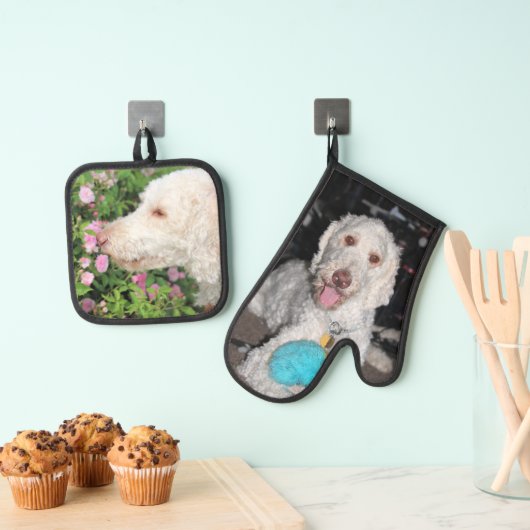 Poodle Ovenwant & Pannenlap Set (Insitu(Ophanging))