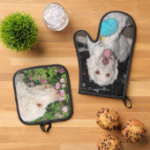 Poodle Ovenwant & Pannenlap Set (Top down)