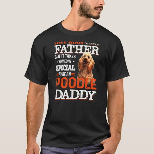 Poodle Papa T-shirt (Voorkant)