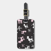 Poodle Passion Bagagelabel (Voorkant verticaal)
