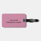 Poodle Passion Bagagelabel (Achterkant horizontaal)