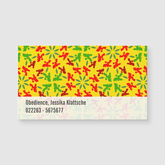 Poodle Patroon (Voorkant)