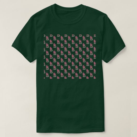 Poodle Patroon T-shirt (Design voorkant)
