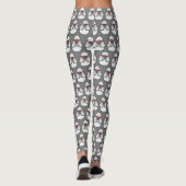Poodle Pattern Funny Leggings (Achterkant)