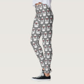 Poodle Pattern Funny Leggings (Links)