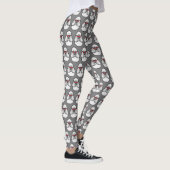 Poodle Pattern Funny Leggings (Rechts)