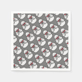 Poodle Pattern Funny Servet (Voorkant)