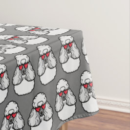 Poodle Pattern Funny Tafelkleed