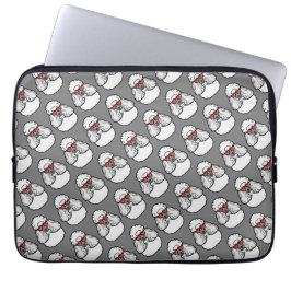 Poodle Pattern Trendy Laptop Sleeve
