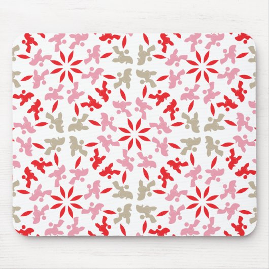 Poodle Patternd Muismat (Voorkant)