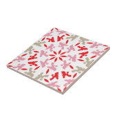 Poodle Patternd Tegeltje (Zijkant)