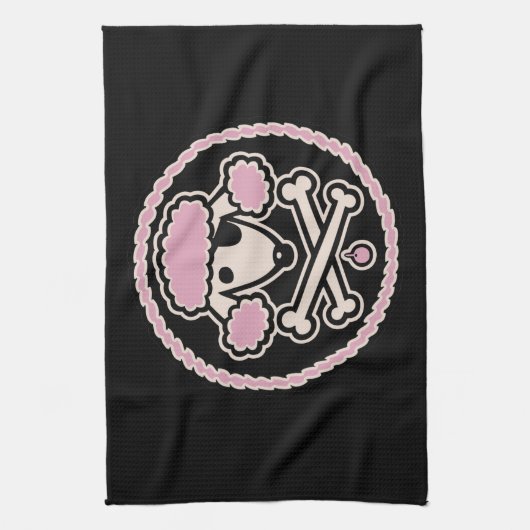 Poodle Pirate 1cl Theedoek (Verticaal)