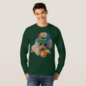 Poodle Play Ball Mannen T-shirt (Voorkant volledig)