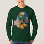 Poodle Play Ball Mannen T-shirt (Voorkant)