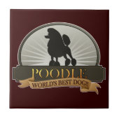 Poodle.png Tegeltje (Voorkant)