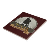 Poodle.png Tegeltje (Zijkant)