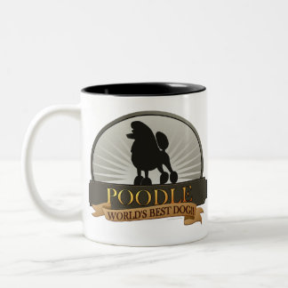 Poodle.png Tweekleurige Koffiemok