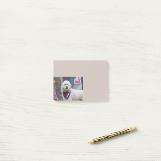 Poodle Post-it® Notes (Op bureau)