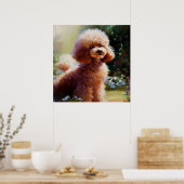 Poodle Poster (Keuken)