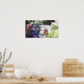 Poodle Poster Hydrangeas (Keuken)
