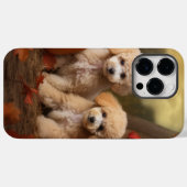 Poodle Puppy Herfst Plezier Pompoen Case-Mate iPhone Case (Achterkant (horizontaal))