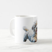 Poodle Puppy Koffiemok (Voorkant links)
