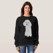 Poodle Puppy Trui (Voorkant volledig)