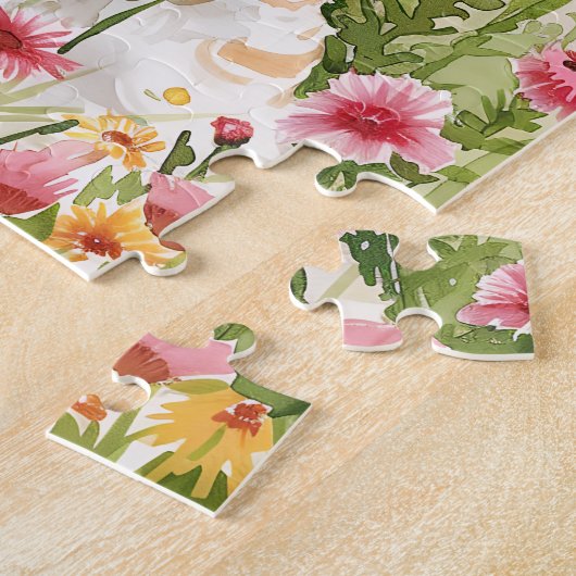 Poodle Puzzle – Watercolor Dog Fun Legpuzzel (Zijkant)