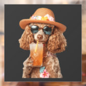 Poodle Raamsticker (Vel 2)