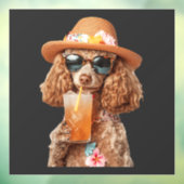 Poodle Raamsticker (Vel 3)