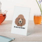 Poodle Reclamebord Met Voetstuk (Insitu)