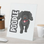 Poodle Reclamebord Met Voetstuk (Insitu)