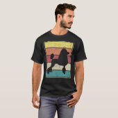 Poodle Retro Vintage Classic T-shirt (Voorkant volledig)