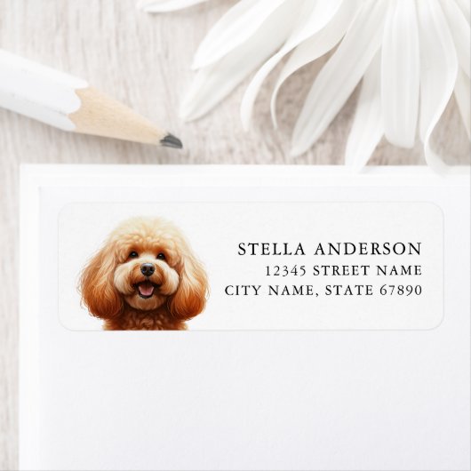 Poodle Return Address Labels (Insitu)