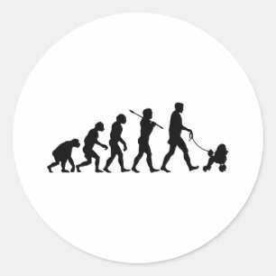 Poodle Ronde Sticker