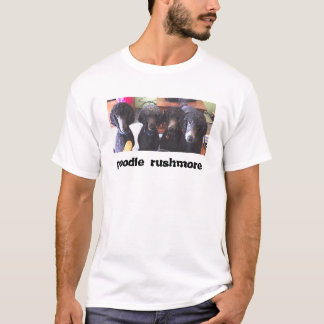 poodle rushmore t-shirt
