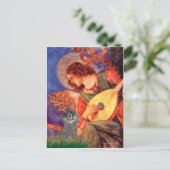 Poodle(s) - Mandoline Engel Briefkaart (Staand voorkant)