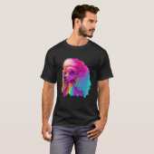 Poodle s Synthwave Vintage Vibes T-shirt (Voorkant volledig)