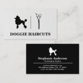 Poodle | Schaar Logo | Verzorging Visitekaartje (Voorkant / Achterkant)