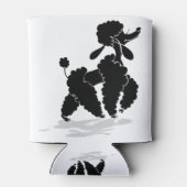 Poodle Silhouette Blikjeskoeler (Achterkant)