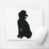 Poodle Silhouette Muismat (Met muis)