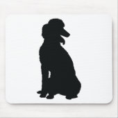 Poodle Silhouette Muismat (Voorkant)