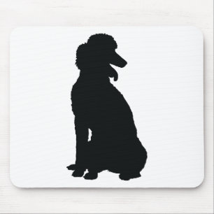 Poodle Silhouette Muismat